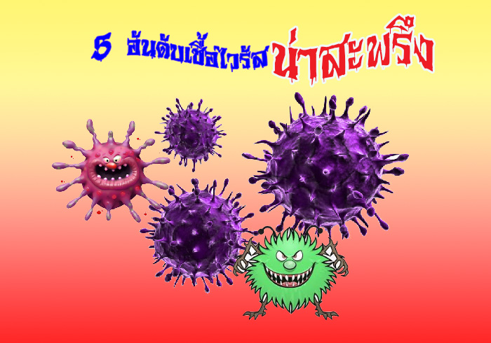 5อันดับเชื้อไวรัสน่าสะพรึง