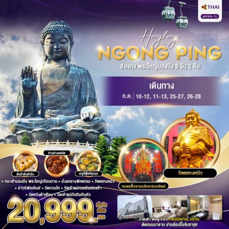 ทัวร์ฮ่องกง AHK26-05 ฮ่องกง พระใหญ่นองปิง MYSP6-TG (260768)