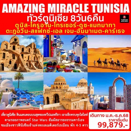 ทัวร์แอฟริกา AEU98-05  AMAZING MIRACLE TUNISIA (271268)