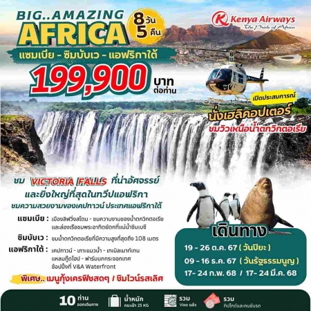 ทัวร์แอฟริกา AAF371-02  Amazing Africa(170368) 